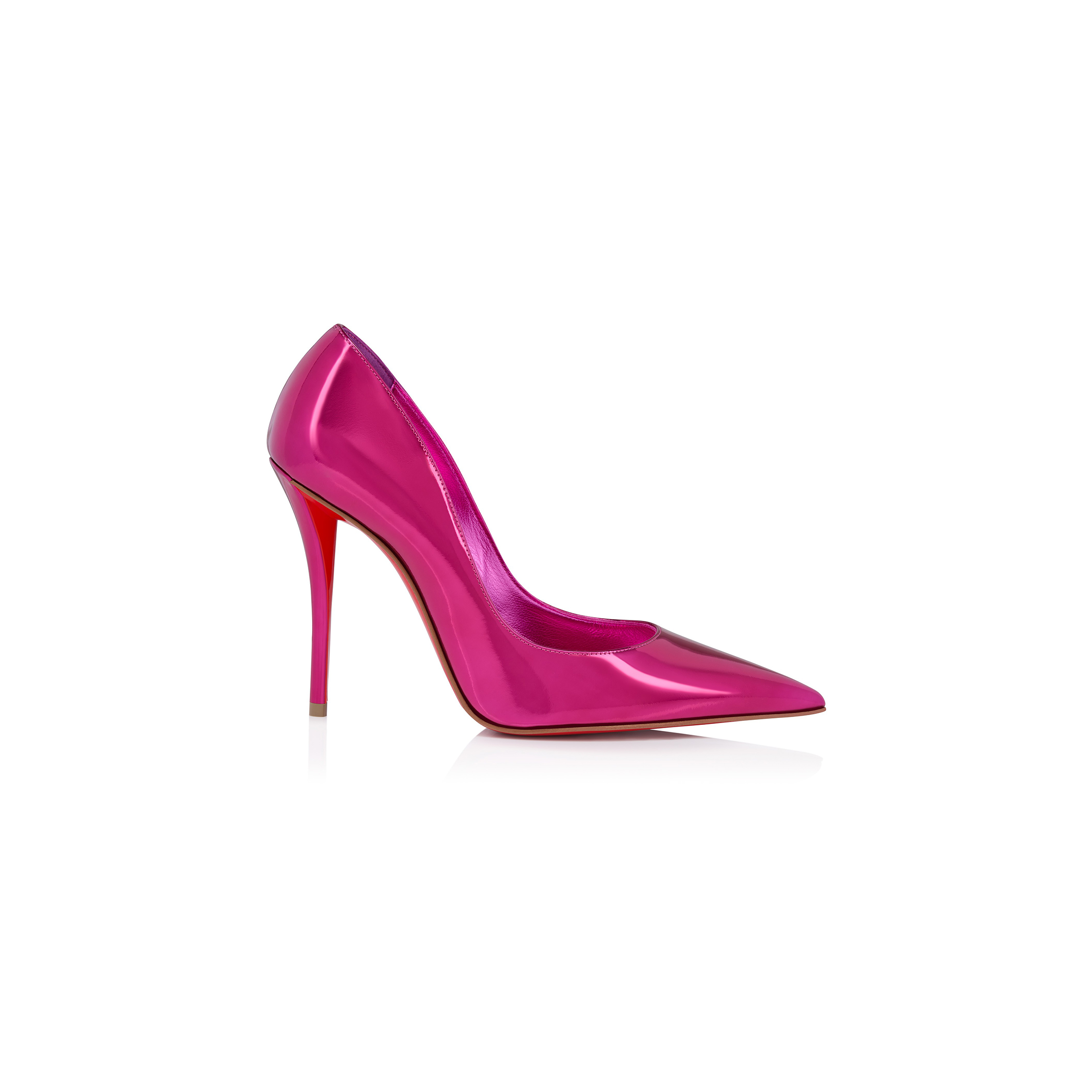 Ch**an louboutin miss z 100 mm pumps-laminated calf leather-billy-women 1250650p959